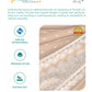 Indulgence Symphony of Threads Bedsheet Gift Set, Almond Peach| 300 TC Kasturi Cotton|4 Pillow Covers