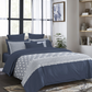 Indulgence Symphony of Threads Bedsheet Gift Set, Blueberry| 300 TC Kasturi Cotton|4 Pillow Covers