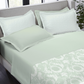 Indulgence Symphony of Threads Bedsheet Gift Set, Mint| 300 TC Kasturi Cotton|4 Pillow Covers
