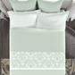 Indulgence Symphony of Threads Bedsheet Gift Set, Mint| 300 TC Kasturi Cotton|4 Pillow Covers