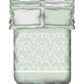 Indulgence Symphony of Threads Bedsheet Gift Set, Mint| 300 TC Kasturi Cotton|4 Pillow Covers