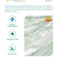 Indulgence Symphony of Threads Bedsheet Gift Set, Mint| 300 TC Kasturi Cotton|4 Pillow Covers
