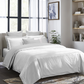 Indulgence Symphony of Threads Bedsheet Gift Set, Pearl| 300 TC Kasturi Cotton|4 Pillow Covers