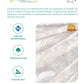 Indulgence Symphony of Threads Bedsheet Gift Set, Perfectly Pale| 300 TC Kasturi Cotton|4 Pillow Covers