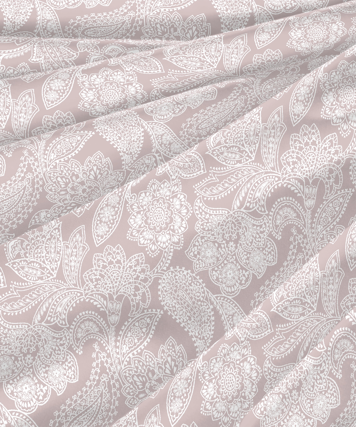 Indulgence Symphony of Threads Bedsheet Gift Set, Rose Dust| 300 TC Kasturi Cotton|4 Pillow Covers