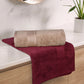 Soft Comfort 2 Pc Bath Towel, Acorn & Wine Red| 509 GSM Cotton Super Absorbent