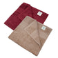 Soft Comfort 2 Pc Bath Towel, Acorn & Wine Red| 509 GSM Cotton Super Absorbent