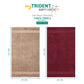 Soft Comfort 2 Pc Bath Towel, Acorn & Wine Red| 509 GSM Cotton Super Absorbent