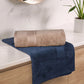 Soft Comfort 2 Pc Bath Towel, Acorn & Navy| 509 GSM Cotton Super Absorbent