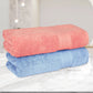 Soft Comfort 2 Pc Bath Towel, Allure & Coral Haze| 509 GSM Cotton Super Absorbent