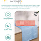 Soft Comfort 2 Pc Bath Towel, Allure & Coral Haze| 509 GSM Cotton Super Absorbent