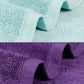 Soft Comfort 2 Pc Bath Towel, Nile Blue & Plum| 509 GSM Cotton Super Absorbent