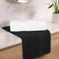 Soft Comfort 2 Pc Bath Towel, Black & White| 509 GSM Cotton Super Absorbent