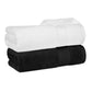 Soft Comfort 2 Pc Bath Towel, Black & White| 509 GSM Cotton Super Absorbent