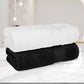 Soft Comfort 2 Pc Bath Towel, Black & White| 509 GSM Cotton Super Absorbent
