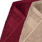 Soft Comfort 4 Pc Hand Towel, Acorn & Wine Red| 509 GSM Cotton Super Absorbent