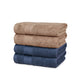 Soft Comfort 4 Pc Hand Towel, Acorn & Navy| 509 GSM Cotton Super Absorbent