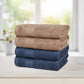 Soft Comfort 4 Pc Hand Towel, Acorn & Navy| 509 GSM Cotton Super Absorbent