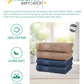 Soft Comfort 4 Pc Hand Towel, Acorn & Navy| 509 GSM Cotton Super Absorbent