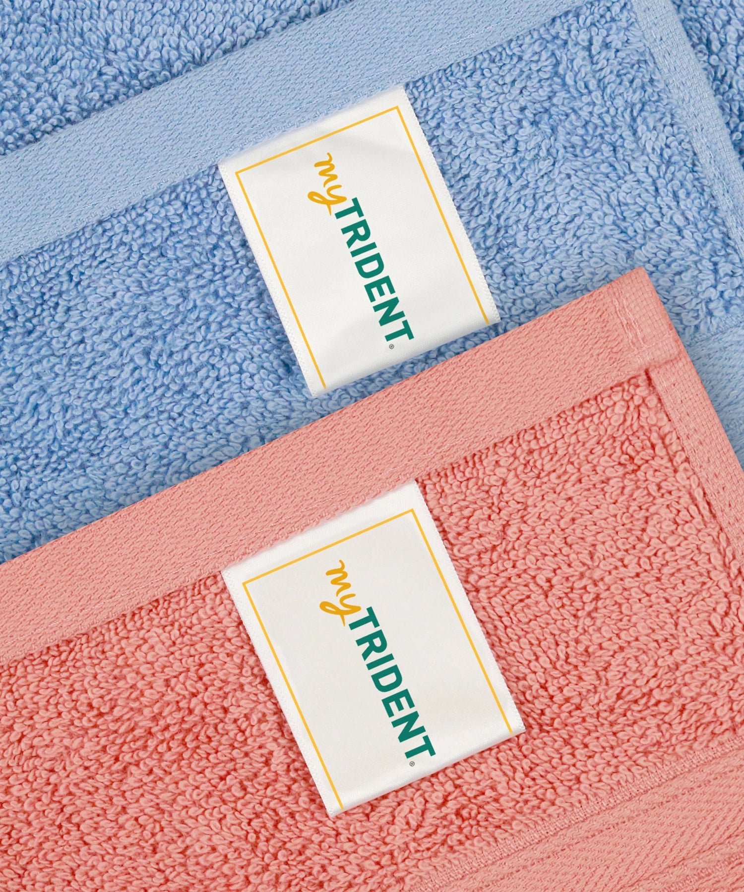 Soft Comfort 4 Pc Hand Towel, Allure & Coral Haze| 509 GSM Cotton Super Absorbent