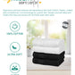 Soft Comfort 4 Pc Hand Towel, Black & White| 509 GSM Cotton Super Absorbent