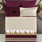 Classic Safarnama King Bedsheet Gift Box| The Golden Chariot| 210 TC Cotton| 2 Pillow Covers