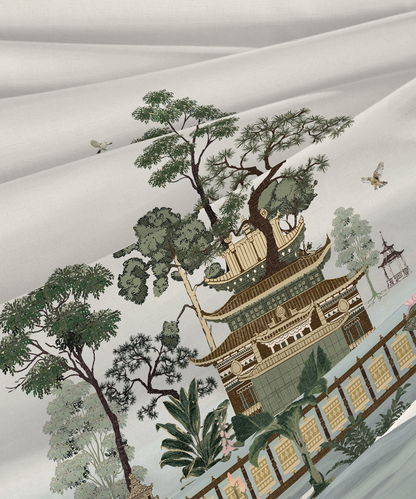 Classic Safarnama King Bedsheet Gift Box| Skybound Tracks | 210 TC Cotton| 2 Pillow Covers