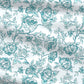 Urban Comfort Queen Bedsheet Set, Juliet Blue |144 TC Cotton| 2 Pillow Covers
