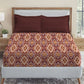 Urban Comfort Queen Bedsheet, Modern Brown| 144TC Cotton| 2 Pillow Cover
