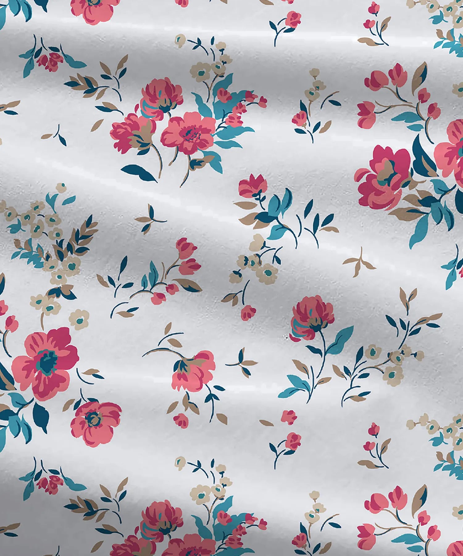 Urban Comfort Queen Bedsheet Set, Sunset Magenta |144 TC Cotton| 2 Pillow Covers