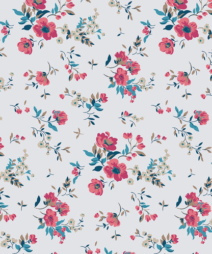 Urban Comfort Single Bedsheet Set, Sunset Magenta |144 TC Cotton| 1 Pillow Covers