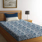 Urban Comfort Single Bedsheet Set, Audrey |144 TC Cotton| 1 Pillow Covers