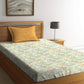 Urban Comfort Single Bedsheet Set, Paisley Home |144 TC Cotton| 1 Pillow Covers