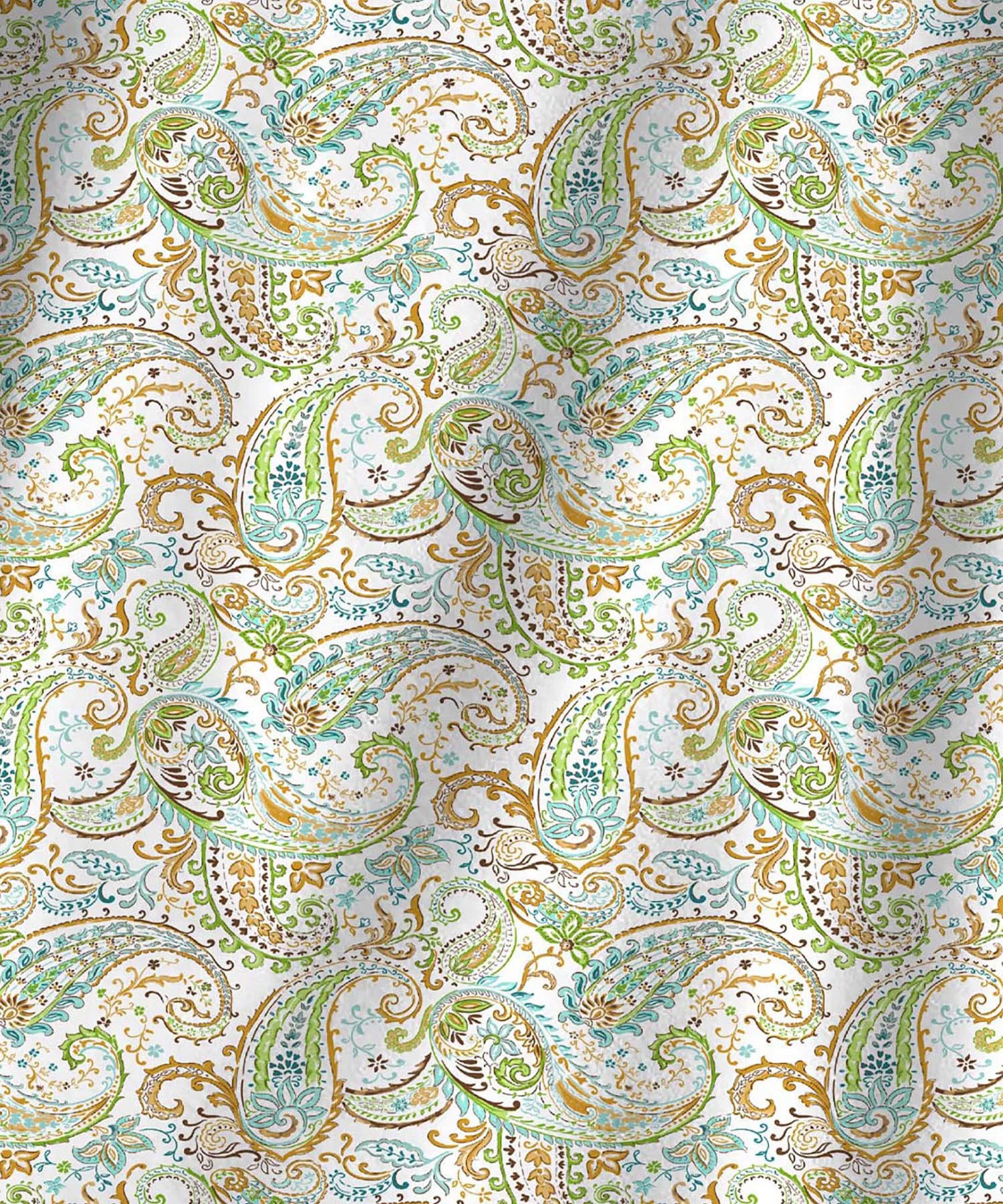 Urban Comfort Single Bedsheet Set, Paisley Home |144 TC Cotton| 1 Pillow Covers