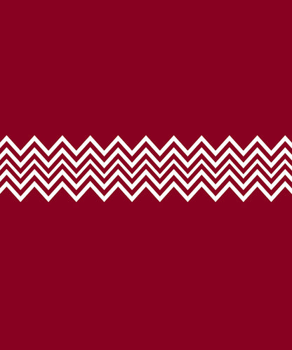 Urban Comfort Pillow Covers Set, Trippy Triangles Red| 144 TC Cotton