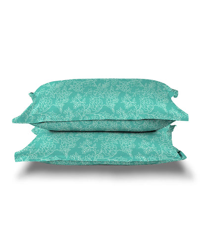Urban Comfort Pillow Covers Set, Juliet Blue| 144 TC Cotton