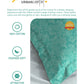 Urban Comfort Pillow Covers Set, Juliet Blue| 144 TC Cotton