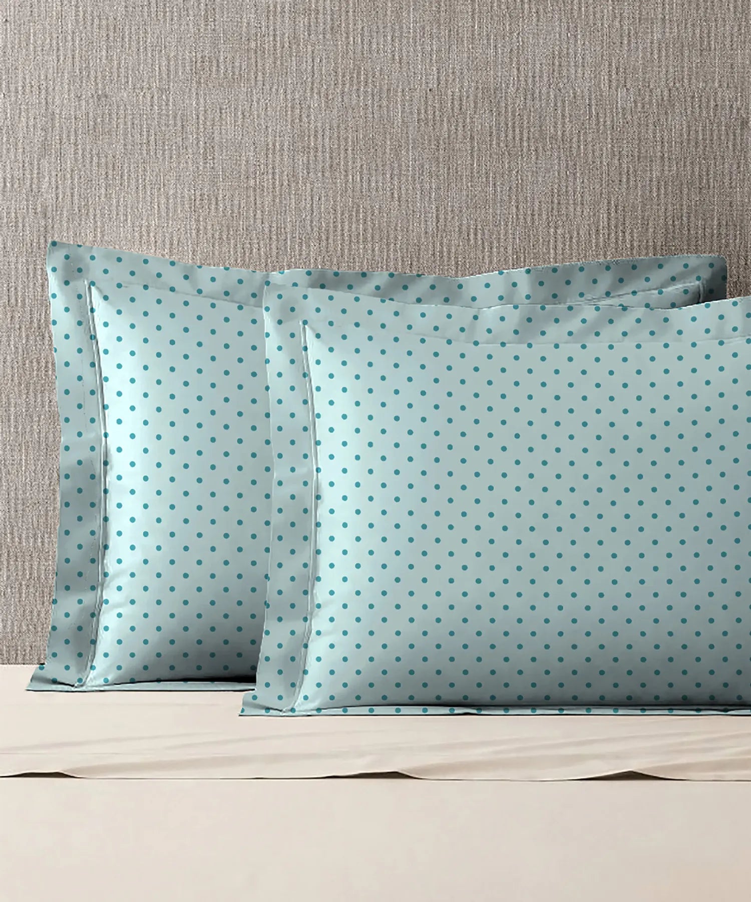 Urban Comfort Pillow Covers Set, Party Mood Teal| 144 TC Cotton