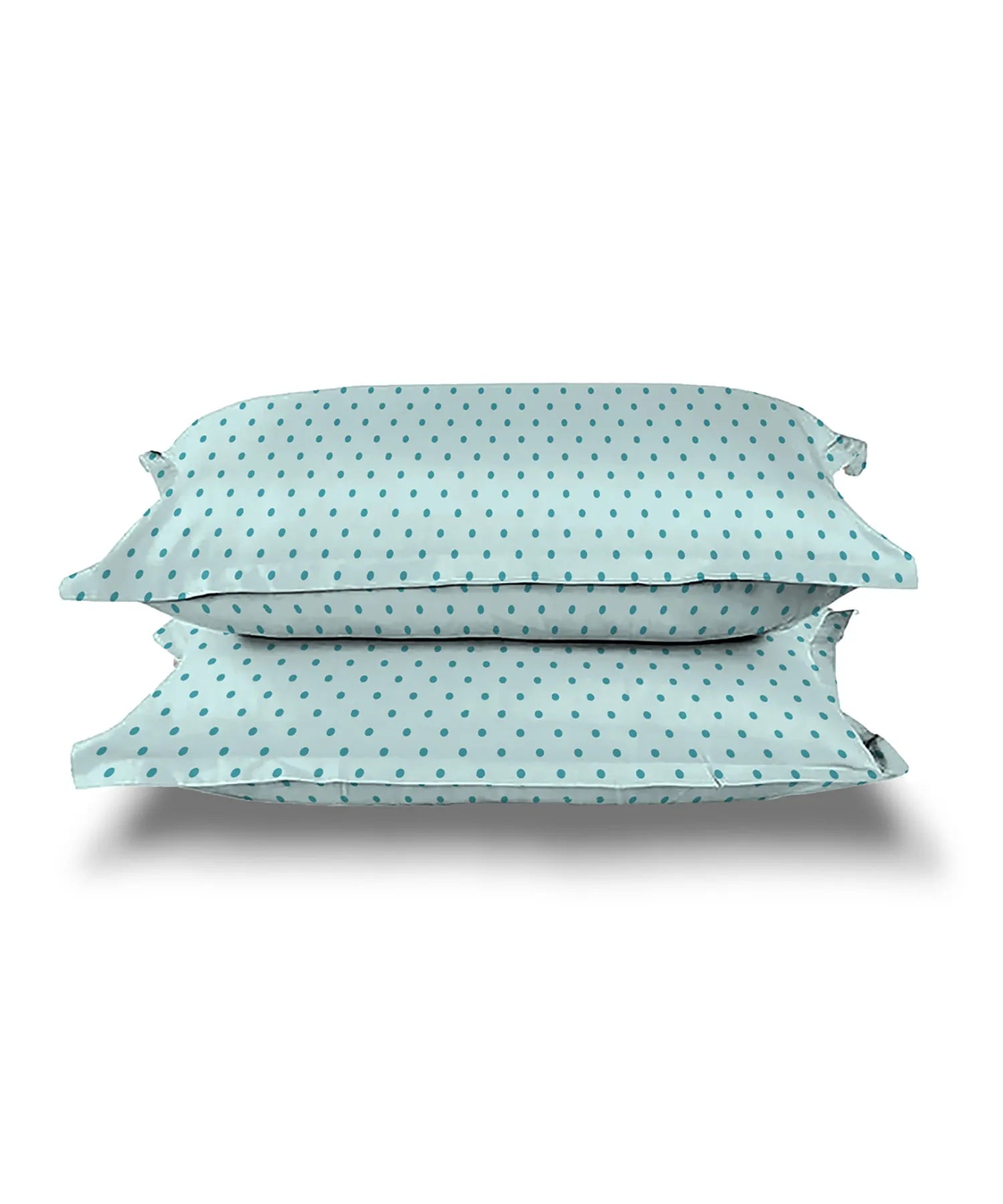 Urban Comfort Pillow Covers Set, Party Mood Teal| 144 TC Cotton