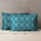 Urban Comfort Pillow Covers Set, Midnight Bloom| 144 TC Cotton