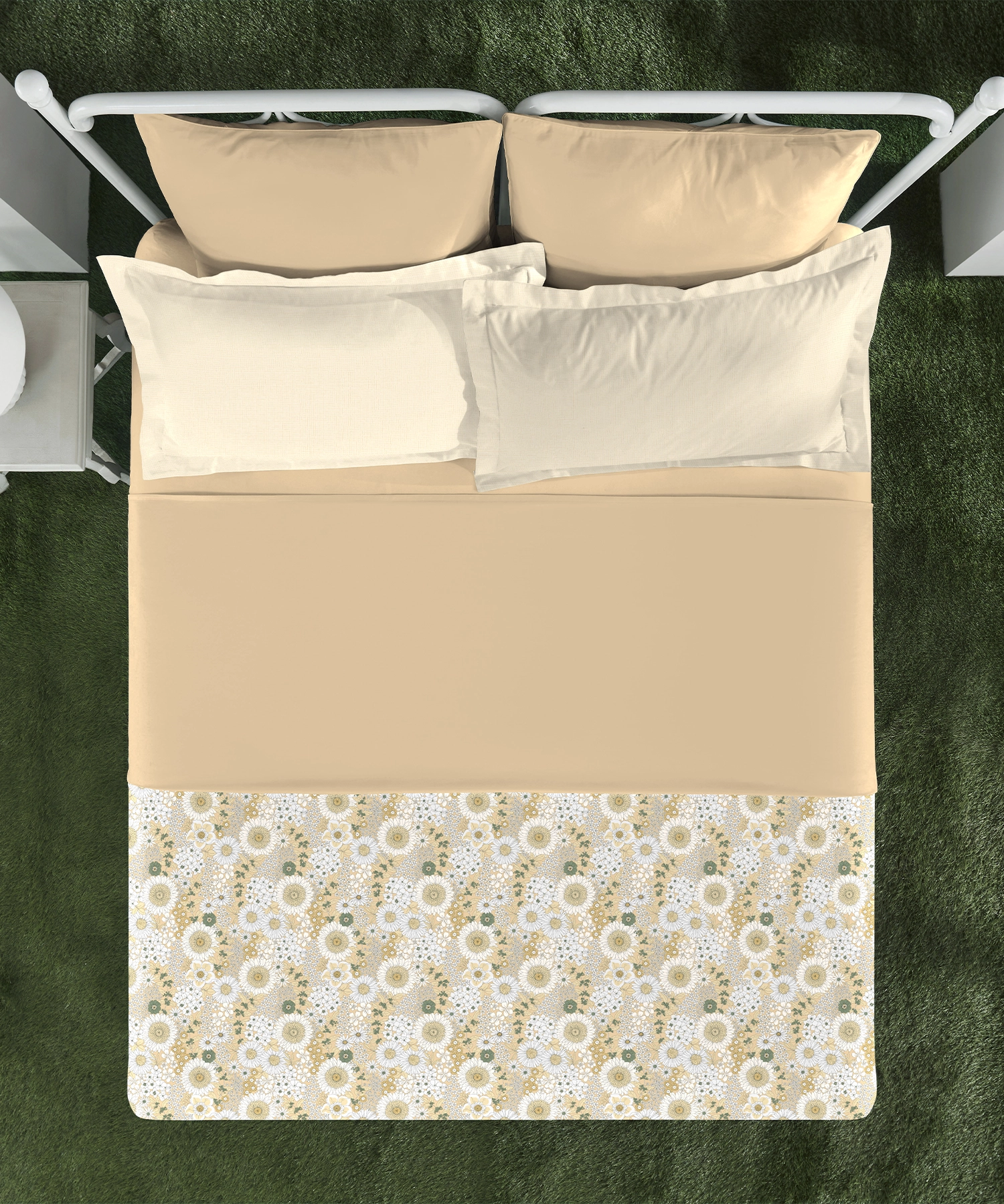 Aroma King Bedsheet Set, Musk Vanilla|180 TC Cotton|2 Pillow Covers