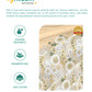 Aroma King Bedsheet Set, Musk Vanilla|180 TC Cotton|2 Pillow Covers