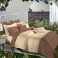Aroma King Bedsheet Set, Bark Sandalwood|180 TC Cotton|2 Pillow Covers