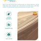 Aroma King Bedsheet Set, Bark Sandalwood|180 TC Cotton|2 Pillow Covers
