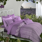Aroma King Bedsheet Set, Iris Lavender|180 TC Cotton|2 Pillow Covers
