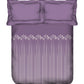 Aroma King Bedsheet Set, Iris Lavender|180 TC Cotton|2 Pillow Covers