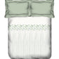 Aroma King Bedsheet Set, Fern Green Apple|180 TC Cotton|2 Pillow Covers