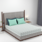 Carnival Ornate Queen Bedsheet, Chaithra Ice Green |144 TC Cotton| 2 Pillow Covers