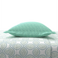 Carnival Ornate Queen Bedsheet, Chaithra Ice Green |144 TC Cotton| 2 Pillow Covers