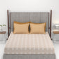 Carnival Ornate Queen Bedsheet, Chaithra Orange |144 TC Cotton| 2 Pillow Covers